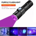thumbnail image 4 of Peggybuy 365nm Waterproof LED Inspection UV Light Flashlight for Urine Stains Detector, 4 of 9