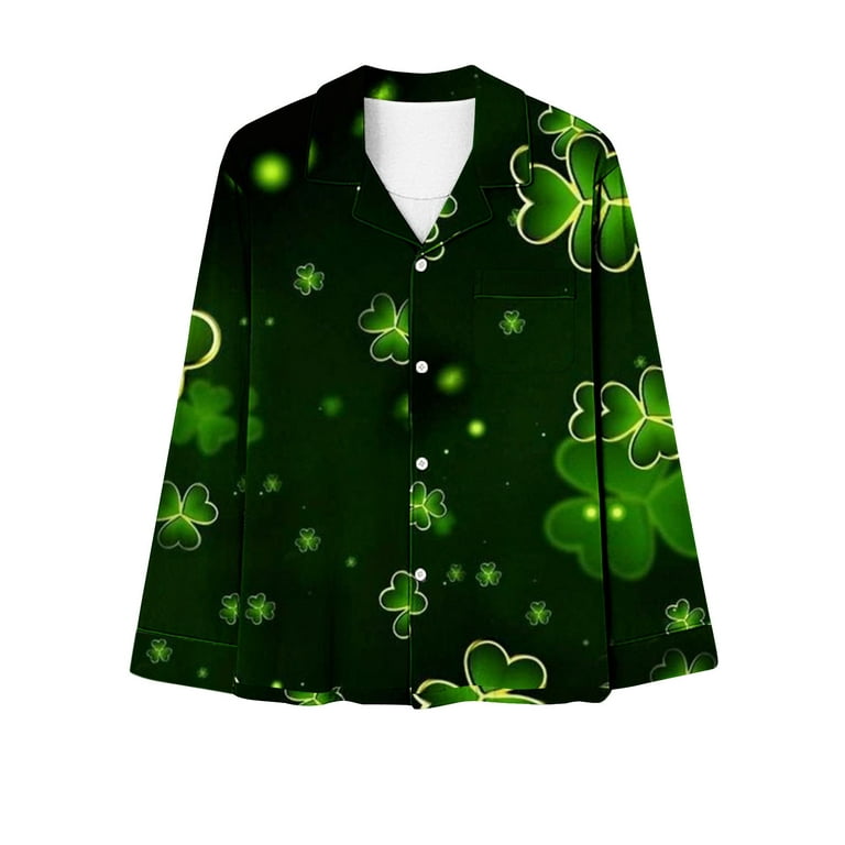 2 Piece Bamboo Pajama Set in Lucky - St. Patricks Pj