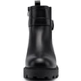 thumbnail image 3 of HARVEST LAND Women Chelsea Boots Fashion Low Heel Buckle Ankle Boots for Female Fall Winter, 3 of 10