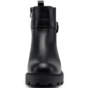 HARVEST LAND Women Chelsea Boots Fashion Low Heel Buckle Ankle Boots for Female Fall Winter