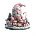 thumbnail image 2 of Fiudx Decoración Bohemia de Papá Noel, Diseño Acrílico Único, Temática Navideña Festiva, Versátil para Exhibir Durante Todo El Año, Ideal Como Regalo, Decoración para Oficina y Hogar, Letrero Compact, 2 of 6