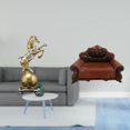 thumbnail image 2 of CoudarTitie Modern Resin Horse Figurine and Miniature Sofa Chair Model Decorative Art Craft for Living Room Office Centerpiece Micro Landscape, 2 of 8