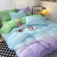 thumbnail image 4 of Korean Style Bedding Set Gradient Color Bedding Set Sheet Pillowcase Duvet Cover Twin Full Queen Size Quilt Cover Set Bedspread, 4 of 7