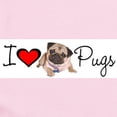 thumbnail image 2 of CafePress - Charm_Lv Pugs Super Link Long Sleeve Infant Bo - Long Sleeve Cotton Baby Bodysuit, 2 of 4