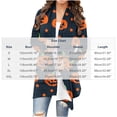 thumbnail image 5 of Womens Halloween Cardigan Casual Lightweight Long Sleeve Open Front Cardigans with Funny Print Fall Winter Holiday Party Outerwear, 5 of 7