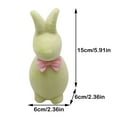 thumbnail image 3 of 3/2/1pcs Easter Decorations Pastel Flocked Easter Bunny Decor Spring Table Centerpieces Indoor Decor Bunnies Decoration Set For Home Party, 3 of 9