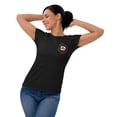 thumbnail image 3 of Happy Valentine's Dragons Women's short sleeve t-shirt (Black, L), 3 of 3