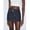 Blue, variant on Womens Pinstripe Denim Mini Skirt, Blue, A-Line, Casual Style