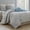 X-Grey Yellow, variant on Lanco Blue Gold Queen Size Comforter Set , 6 Piece Floral Bedding Set , Pillow & Shams , Bedskirt , Soft Bedding Comforters & Sets