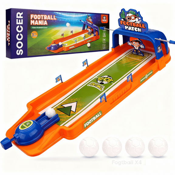 Soccer Board Game for Kids, Table Soccer Set with Footballs, Pinball Machine Skee Ball Game for Boys Girls Christmas Birthday Gifts