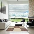 thumbnail image 7 of Ahgly Company Machine Washable Indoor Rectangle Contemporary Sepia Brown Area Rugs, 8' x 10', 7 of 7