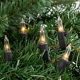 thumbnail image 3 of Northlight Mini Incandescent Christmas Lights - Clear - 20.25' Black Wire - 100ct, 3 of 4