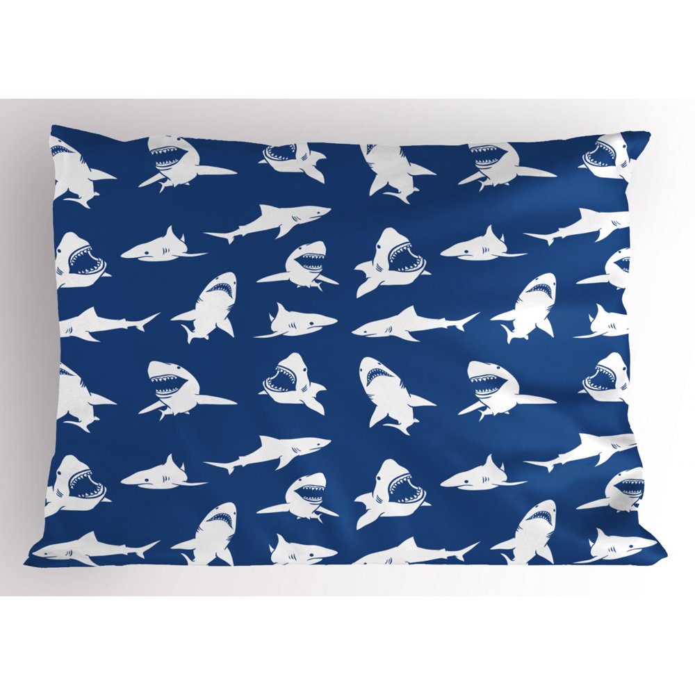 shark body pillow cover