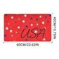thumbnail image 6 of Bxaolu 4th of July Welcome-Doormat Independence-Day Outdoor-Entrance Mats Red-White-Blue American Flag Door Mat Non Slip Coir Front-Door Mat for Patriotic Home Decorations 16 x 24 Inch, 6 of 6