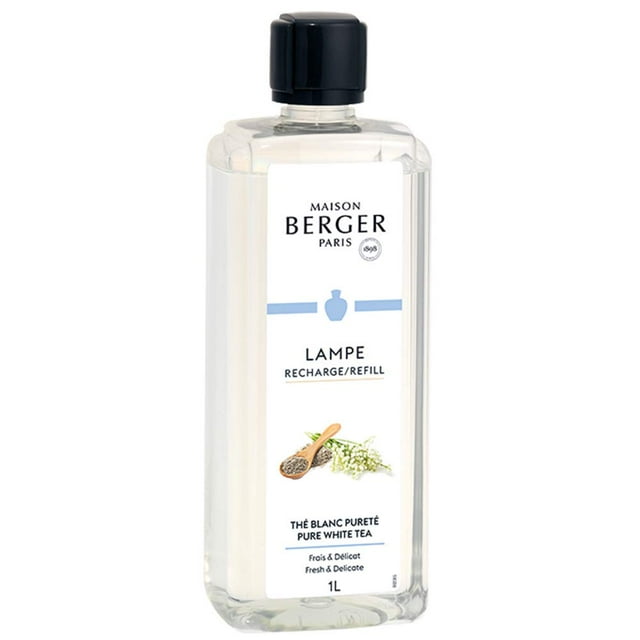 Recarga de fragancia de té blanco puro MAISON BERGER, 1 litro, para Lampe Berger