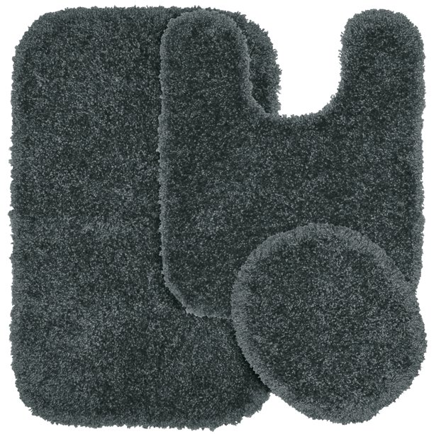 Garland Rug Finest Luxury 3 Piece Ultra Plush Washable Bath Rug Set
