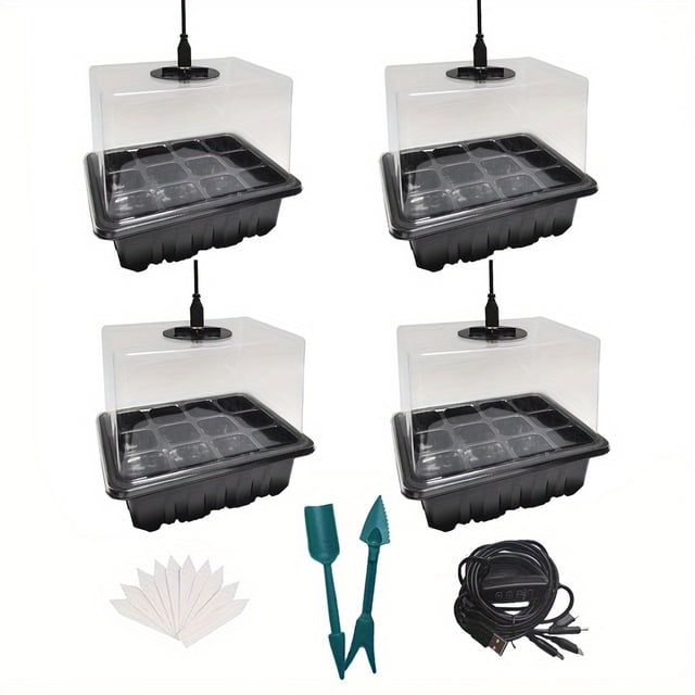 4/5/6 Packs, Grow Your Own Plants With This Complete Seed Starting Kit Includes 4/5/6
