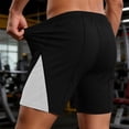 thumbnail image 5 of BRANROY Men's Swim Training Compression Shorts - Lightweight Color-Block Quick-Dry Athletic Shorts for Men,Gym Shorts and Running Shorts,Black,L, 5 of 8