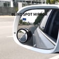 thumbnail image 3 of Espejo Auxiliar De Coche 2 uds espejos de punto ciego redondos para coche espejo de estacionamiento retrovisor de punto ciego ajustable Likrtyny Accesorios para autos y motos, 3 of 3