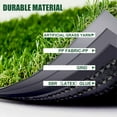 thumbnail image 7 of Artificial Turf Grass 5FTX7FT Fake Grass 1.38 Inch Thick Realistic Synthetic Grass, Indoor Outdoor Rug Grass Carpet Custom-Sized Dogs Mat Garden Lawn Landscape Balcony for Pets, 7 of 7