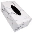 thumbnail image 2 of Servilletero, soporte para pañuelos de cuero, caja de pañuelos de mármol, soporte para pañuelos de coche, 1 ud., 2 of 4