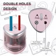 thumbnail image 1 of Pink Electric Pencil Sharpener with Dual Holes – Automatic Student Stationery for Art Drawing & Daily Use, High-Durability Premium Material, Convenient Home Tool for Cozy & Efficient Life (English, 1 of 5
