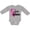 AC-Heather Grey, variant on Inktastic Breast Cancer Awareness I Support My Grandma Pink Ribbon Boys or Girls Long Sleeve Baby Bodysuit