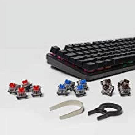 87-key Mechanical Keyboard, RGB LED, Outemu Blue Switch, Green Axis Keyboard, Gaming Keyboard