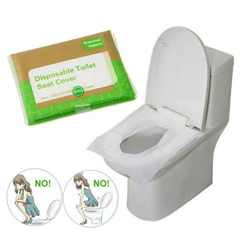 Jingt 10 Pack Toilet Seat Covers Disposable Paper Hygienic Health for Travel Camping, Size: As The Picture Shows, Other