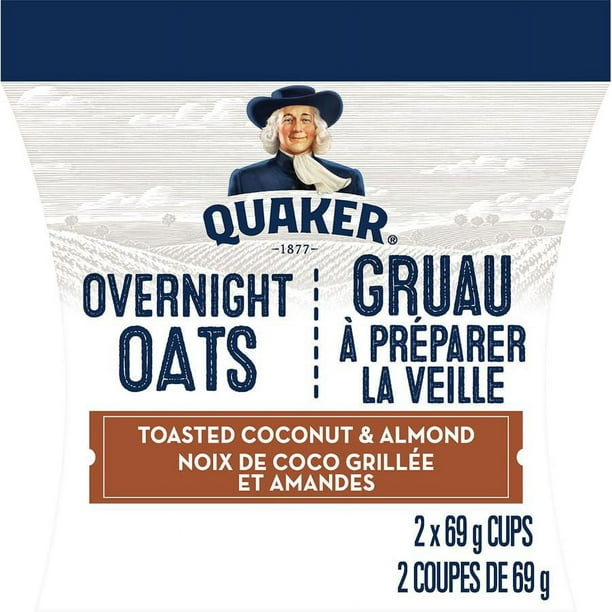 Quaker GPLV Noix de coco grillée et amandes
