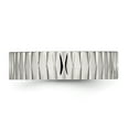 thumbnail image 3 of Stainless Steel Polished and Textured 6mm Band, 3 of 7