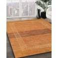 thumbnail image 3 of Ahgly Tapis Rectangulaire Abstrait Orange Rouge Lavable en Machine, 3 Pieds x 5 Pieds, 3 of 7