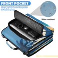 thumbnail image 6 of Tropic Sunset Printed Zipper Binder with Handle&Shoulder Strap 2 inch 3 Ring 500+300 Sheet Capacity File Folder Organizer, 6 of 8