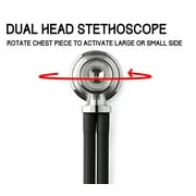 EMI Sprague Rappaport Dual Head Stethoscope - BLACK #112