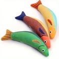 thumbnail image 5 of Catnip Fish Cat Toy, Crinkle Sound Plush Interactive Toy for Indoor Cats, Soft Bite & Kick Self-Play Boredom Relief, Style C, 5 of 6