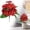 Red, variant on 17" Lotus Flower Artificial West Bouquet For Wedding Centerpieces & Outdoor Garden Styling Home Decor