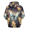 thumbnail image 4 of Enchanting Butterfly Hoodies Oversized Hoodie Women Long Sleeve Casual Sweatshirts, 4 of 5