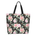 thumbnail image 1 of Disketp Rose Flowers Bolsa Tote Estampada para Mujer, Bolso de Hombro y de Mano para Compras y Viajes, 1 of 8