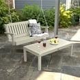 thumbnail image 2 of Highwood 4ft Lehigh Porch Swing with 1 Coffee Table - Outdoor, Eco-friendly, Synthetic Wood, 2 of 7