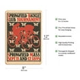 thumbnail image 2 of Springfield Bicycle Club - Springfield Massachusetts - Vintage Bicycle Poster by William H. Bradley c.1895 - 8 x 12 inch Vintage Wood Art Sign, 2 of 4
