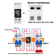 thumbnail image 2 of Medidor de voltaje y corriente con pantalla digital Tuya AC, voltímetro digital con factor de potencia de carril multifunción, detector de 85-265 V 63 A, 2 of 6