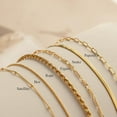 thumbnail image 7 of Gold Bracelets for Women Waterproof, 14K Real Gold Plated Stackable Dainty Chain Bracelet Set, Cuban Link & Paperclip Styles, Fashion Jewelry Gifts for Birthday, Christmas, Valentine's Day, 7 of 7