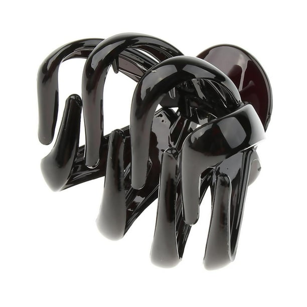 Pinzas Para El Pelo, Pelo Grueso, Mandíbula De Pulpo, Horquilla Plegable Para Mujer, Color Negro Sunnimix Garra de pelo para mujer
