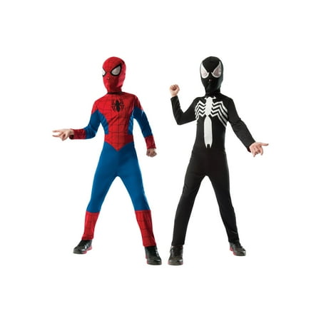 Boys Spiderman Venom Reversible Costume