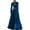 Blue, variant on Women's Velvet Dress Long Sleeve Round Neck Solid Color Gold Velvet Maxi Dress for Fall Winter Casual,Black,XL