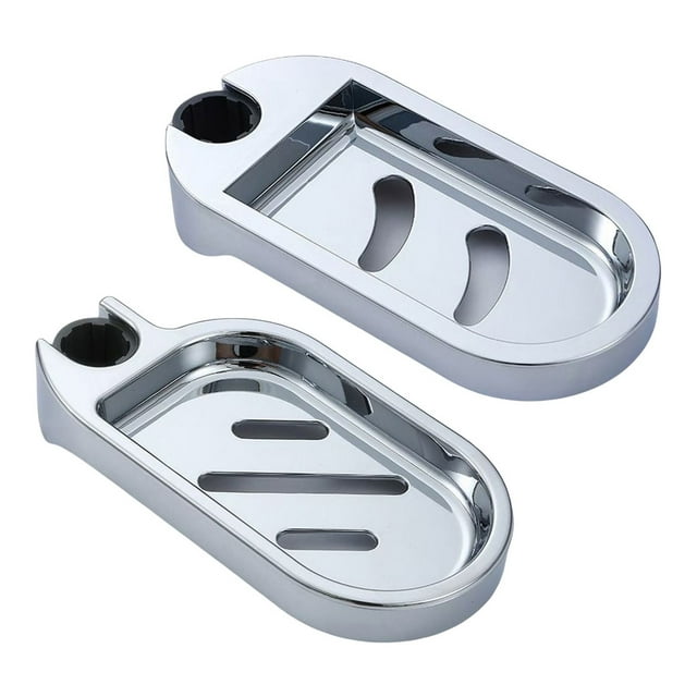 Advancent 2 uds soporte para jabones Barra de barra ajustable bandeja ducha de paleta duradero almacenamiento DIY multiusos para el hogar Hotel Accesorios de baño Advancent HA079792-00B
