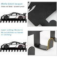 thumbnail image 5 of 1set Car Key Holder Wall Mount Race Car Key Hanger 10 Hooks Farmhouse Key Holder for Wall Key Rack Metal Key Organizer Key Hooks for Dog Leash Home Kitchen Entryway Front Door Gift for Car Lover, 5 of 8