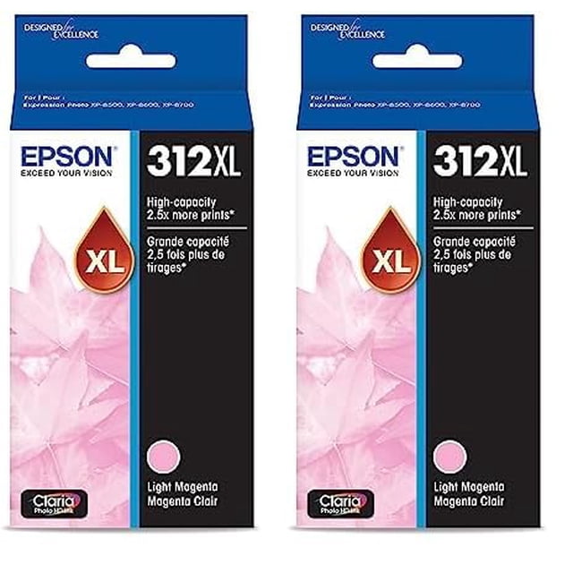 Cartucho de tinta Epson T312XL620-S Claria Photo HD Magenta Claro