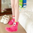 thumbnail image 3 of Crazy Funny Fuzzy Silly Socks for Women,Girls Fluffy Slipper Novelty Fun Socks,Men Cute Cozy Soft Animal Sock (3 pairs), 3 of 5