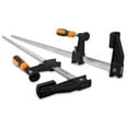 thumbnail image 1 of WEN Quick-Adjust 36-Inch Steel Bar Clamps with 2.5-Inch Throat and Micro-Adjustment Handle, Two Pack, 1 of 4